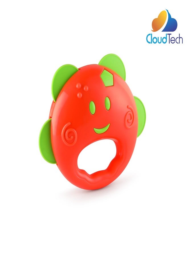 CloudTech Multicolour Attractive Plastic Set of 5 Rattles | BPA Free Rattle Toys | Easy Grip, Colourful Sound Toys for Newborns and Toddlers - Image 3